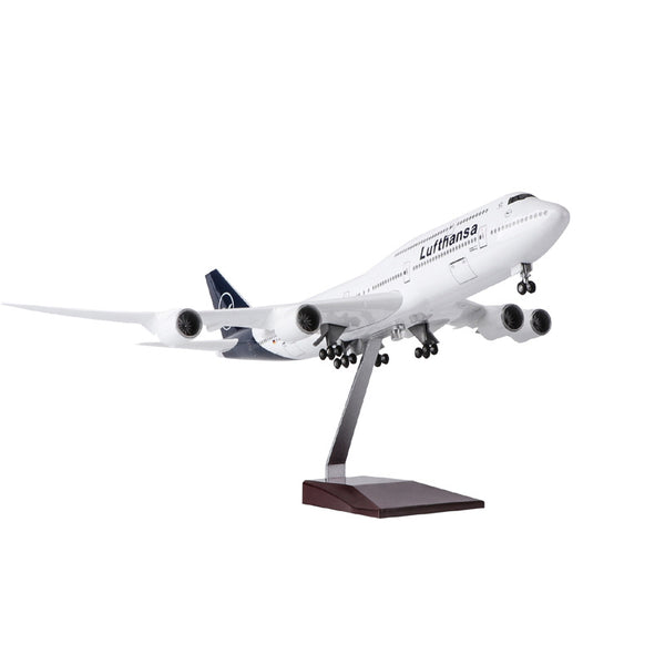 1:160 Lufthansa Boeing 747-8 Airplane Model New Paint 18” Decoration & Gift