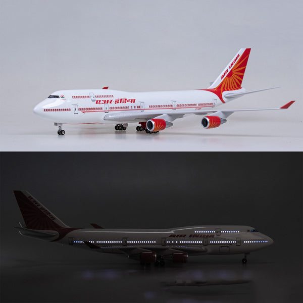 1 150 Air India Boeing 747 400 Airplane Model 18 Decoration Gift L Model Airplane FlyFreely
