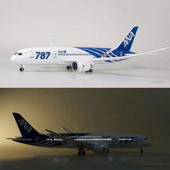 1:130 All Nippon Airways B787 Airplane Model 18” Decoration & Gift (LED)