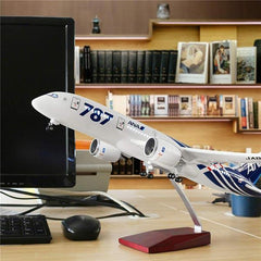 1:130 All Nippon Airways B787 Airplane Model 18” Decoration & Gift (LED)