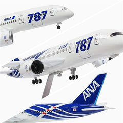 1:130 All Nippon Airways B787 Airplane Model 18” Decoration & Gift (LED)