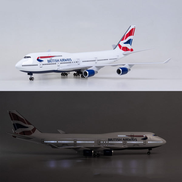 【１着でも送料無料】 Boeing Airways British 1/150 747 18 Model Airplane 鉄道模型