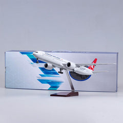 1:157 Turkish Airlines Boeing 777 Airplane Model 18” Decoration & Gift