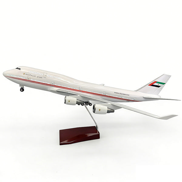 1/160 UAE Presidential Flight Boeing 747-8 Airplane Model 18”Decoration & Gift