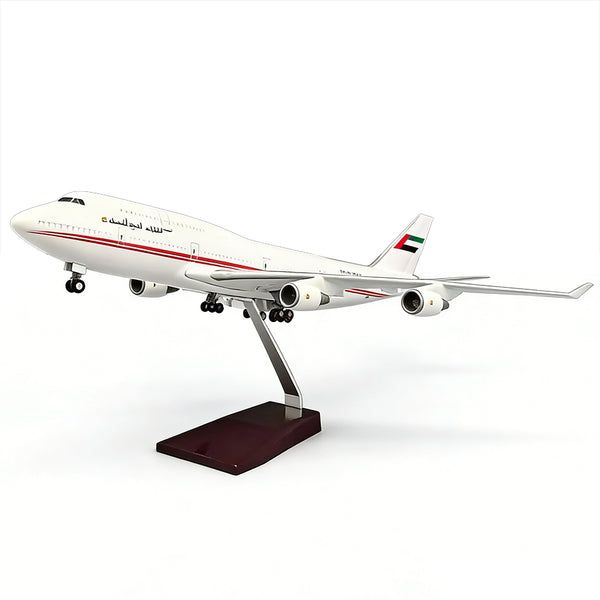 1/160 UAE Presidential Flight Boeing 747-8 Airplane Model 18”Decoration & Gift