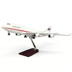 1/160 UAE Presidential Flight Boeing 747-8 Airplane Model 18”Decoration & Gift