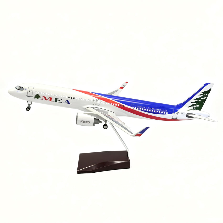 1/100 Middle East Airlines A321 neo Airplane Model 18” Decoration & Gift