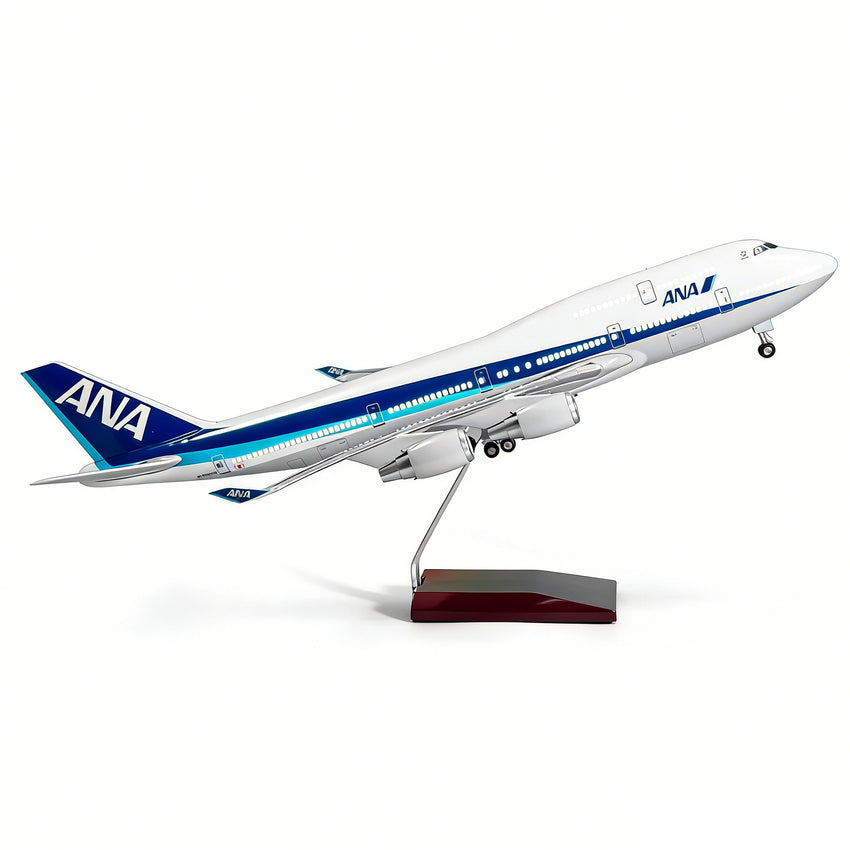 1/150 ANA All Nippon Airways Boeing 747-400 Airplane Model 18”Decoration & Gift