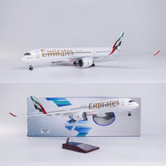 1/142 Emirates Airline Airbus 350 Airplane Model 18” Decoration & Gift