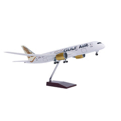 1/130 Gulf Air Boeing 787-8 Airplane Model 18” Decoration & Gift