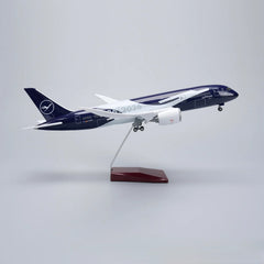 1/130 Lufthansa Boeing 787-9 100th Anniversary Airplane Model 17″ Decoration & Gift