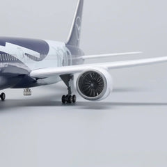 1/130 Lufthansa Boeing 787-9 100th Anniversary Airplane Model 17″ Decoration & Gift
