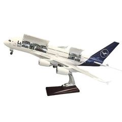 1/160 Lufthansa Airbus 380 Interior Cutaway Airplane Model 18” Decoration & Gift