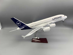 1/160 Lufthansa Airbus 380 Interior Cutaway Airplane Model 18” Decoration & Gift