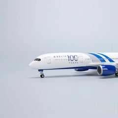 1/142 Delta Air Lines Airbus A350-900 100th Anniversary Airplane Model 18.5″ Decoration & Gift