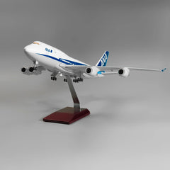 1/150 ANA All Nippon Airways Boeing 747-400 Airplane Model 18”Decoration & Gift