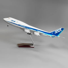 1/150 ANA All Nippon Airways Boeing 747-400 Airplane Model 18”Decoration & Gift