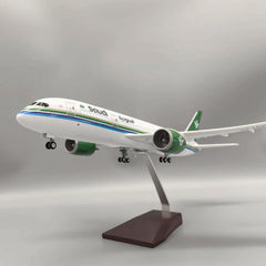 1/130 Saudi Arabian Airlines Boeing 787 Dreamliner W/Wood Stand, Gear & LED