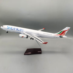 1/135 Sri Lankan A330 Airplane Model W/Wood Stand