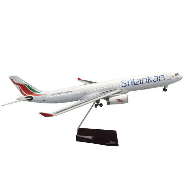 1/135 Sri Lankan A330 Airplane Model W/Wood Stand