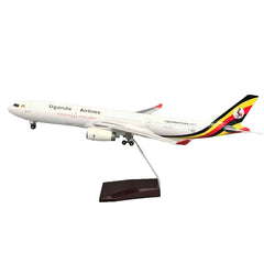 1/135 Uganda Airlines Airbus A330 Airplane Model 18” Decoration & Gift