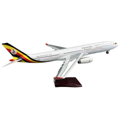 1/135 Uganda Airlines Airbus A330 Airplane Model 18” Decoration & Gift