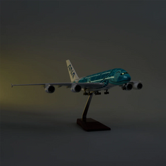 1/160 ANA Airlines Airbus A380 Blue Flying Turtle “FLYING HONU” Airplane Model 18” Decoration & Gift