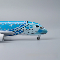 1/160 ANA Airlines Airbus A380 Blue Flying Turtle “FLYING HONU” Airplane Model 18” Decoration & Gift