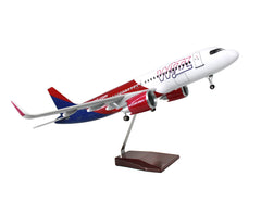 1:80 Wizz Air Airbus A320 neo Airplane Model 18” Decoration & Gift (LED)