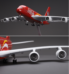 1/160 Coca Cola A380 Airplane Model 18” Decoration & Gift (LED)