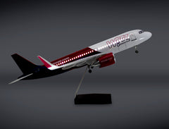 1:80 Wizz Air Airbus A320 neo Airplane Model 18” Decoration & Gift (LED)