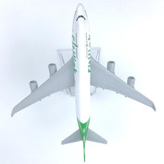 Air Indonesia 747 green airplane model | 1:400