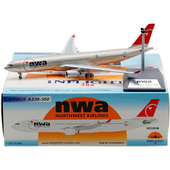 Outofprint Northwest Airlines Airbus A330-300 N808NW Airplane Model 1:200