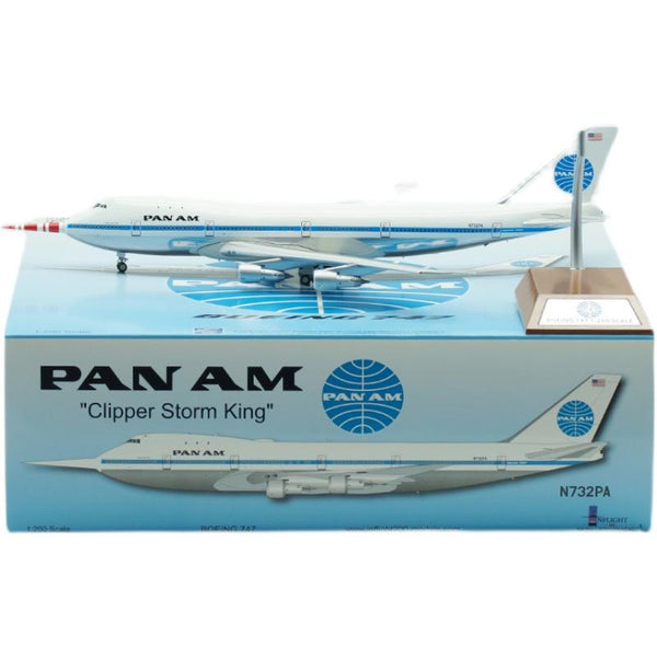 Outofprint Pan Am B747-100 N732PA Airplane Model 1:200