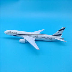 EL AL B777-200 1/400 ALLOY AIRPLANE MODEL 16CM