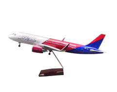 1:80 Wizz Air Airbus A320 neo Airplane Model 18” Decoration & Gift (LED)