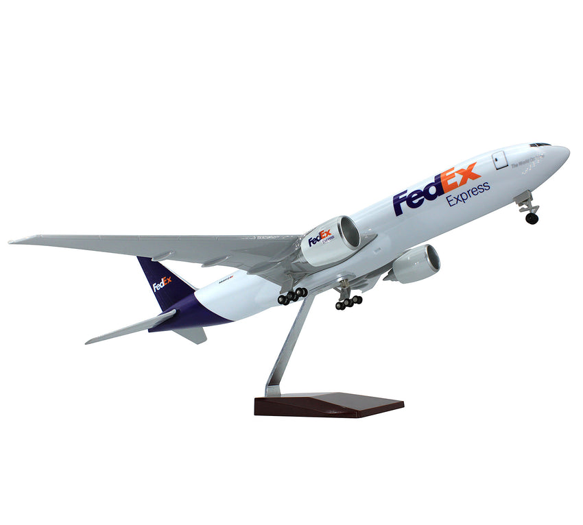 1:150 FedEx Boeing 777 Airplane Model 18” Decoration & Gift