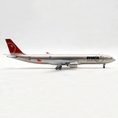 Outofprint Northwest Airlines Airbus A330-300 N808NW Airplane Model 1:200