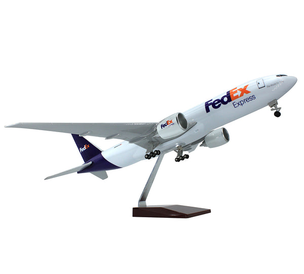 1:150 FedEx Boeing 777 Airplane Model 18” Decoration & Gift