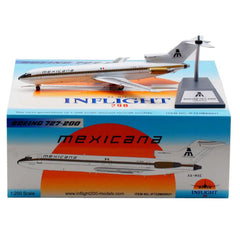 Outofprint Mexicana Air Lines Boeing B727-200 XA-MXE Airplane Model 1:200