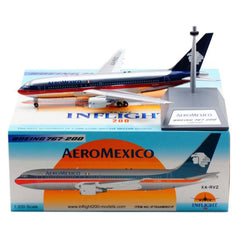 Outofprint Mexicana Air Lines Boeing B767-200 XA-RVZ Airplane Model 1:200