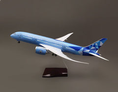 1:130 Etihad Airways Boing 787 Airplane Model 17” Decoration & Gift (LED)