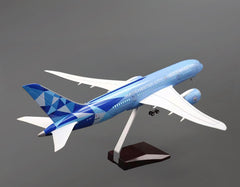 1:130 Etihad Airways Boing 787 Airplane Model 17” Decoration & Gift (LED)