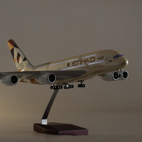 1:130 Etihad Airways Boing 787 Airplane Model  18” Decoration & Gift