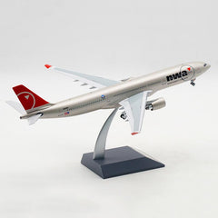 Outofprint Northwest Airlines Airbus A330-300 N808NW Airplane Model 1:200