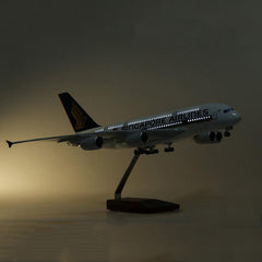 1:160 Singapore Airlines Airbus 380 Airplane Model 18” Decoration & Gift (LED)