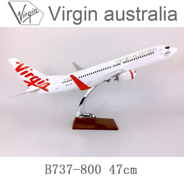 1/87 Virgin Australia B737-800 W/Wood Stand