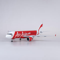 1:80 AirAsia Airbus A320 Airplane Model 18” Decoration & Gift (LED)