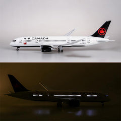 1:130 Air Canada Boeing 787 Black Graffiti Airplane Model 18” Decoration & Gift