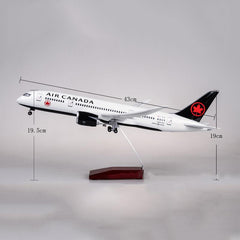 1:130 Air Canada Boeing 787 Black Graffiti Airplane Model 18” Decoration & Gift